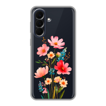 Силиконовый чехол на Samsung Galaxy A57 с принтом Цветы Силиконовый чехол на Samsung Galaxy A57 с принтом Цветы