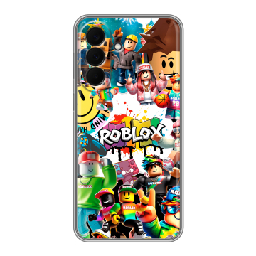 Силиконовый чехол на Samsung Galaxy A57 с принтом Roblox Роблокс Силиконовый чехол на Samsung Galaxy A57 с принтом Roblox Роблокс
