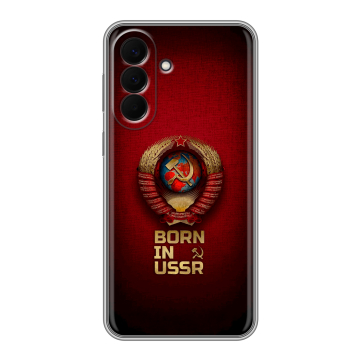 Силиконовый чехол на Samsung Galaxy A57 с принтом Флаг Герб СССР Силиконовый чехол на Samsung Galaxy A57 с принтом Флаг Герб СССР