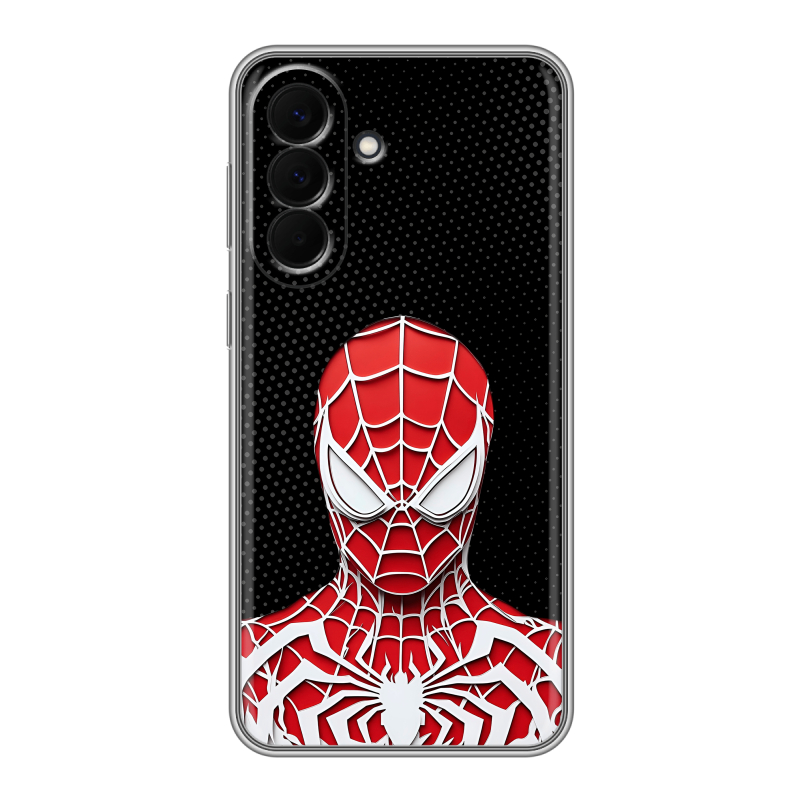 Силиконовый чехол на Samsung Galaxy A57 с принтом человек паук spiderman Силиконовый чехол на Samsung Galaxy A57 с принтом человек паук spiderman