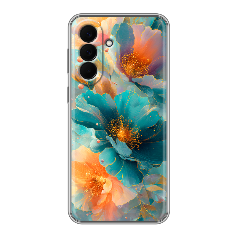 Силиконовый чехол на Samsung Galaxy A57 с принтом Цветы Силиконовый чехол на Samsung Galaxy A57 с принтом Цветы
