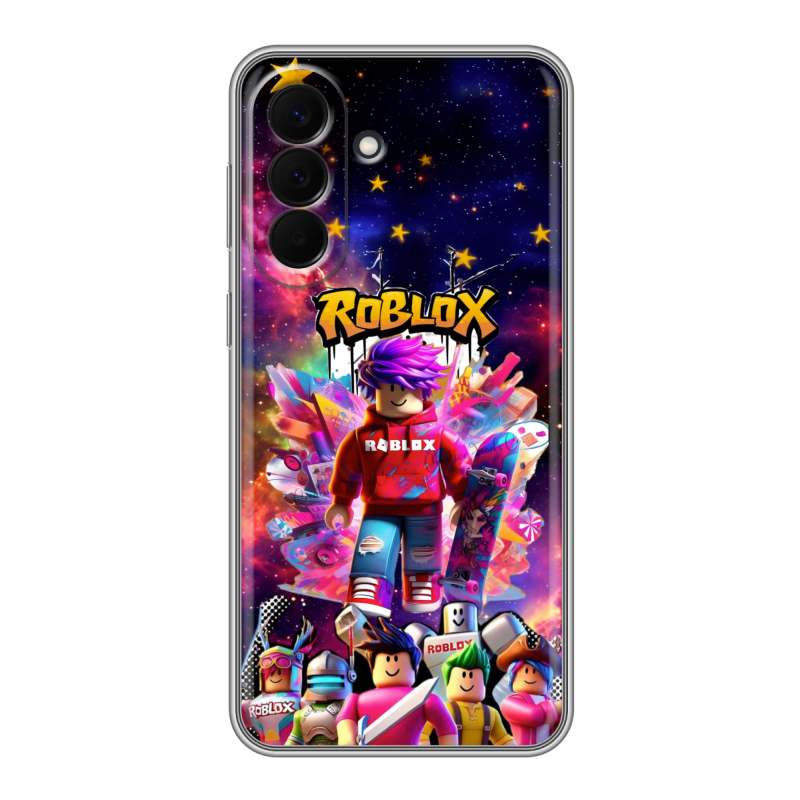 Силиконовый чехол на Samsung Galaxy A57 с принтом Roblox Роблокс Силиконовый чехол на Samsung Galaxy A57 с принтом Roblox Роблокс