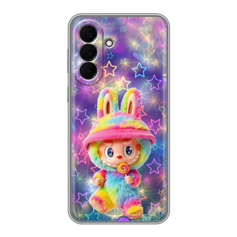 Силиконовый чехол на Samsung Galaxy A57 с принтом Labubu Лабубу Силиконовый чехол на Samsung Galaxy A57 с принтом Labubu Лабубу