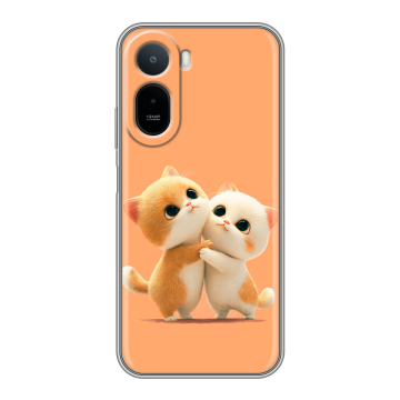 Силиконовый чехол на RedMi A7 Pro 4G с принтом Милые котики Силиконовый чехол на RedMi A7 Pro 4G с принтом Милые котики