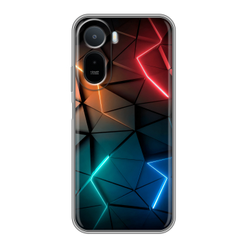 Силиконовый чехол на RedMi A7 Pro 4G с принтом Абстракция неон Силиконовый чехол на RedMi A7 Pro 4G с принтом Абстракция неон