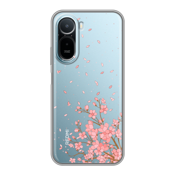 Силиконовый чехол на RedMi A7 Pro с принтом Ветка сакуры