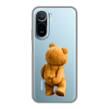 Силиконовый чехол на RedMi A7 Pro с принтом Медведь Силиконовый чехол на RedMi A7 Pro с принтом Медведь