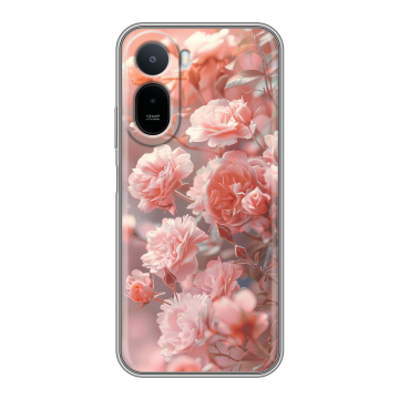 Силиконовый чехол на RedMi A7 Pro с принтом Розовые розы