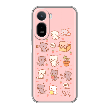 Силиконовый чехол на RedMi A7 Pro с принтом Hello Kitty Хелоу Кити