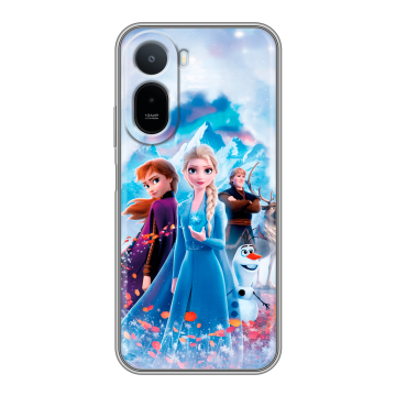 Силиконовый чехол на RedMi A7 Pro с принтом Холодное сердце Frozen