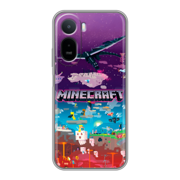 Силиконовый чехол на RedMi A7 Pro с принтом Майнкрафт Minecraft Силиконовый чехол на RedMi A7 Pro с принтом Майнкрафт Minecraft