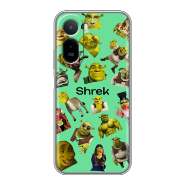 Силиконовый чехол на RedMi A7 Pro с принтом Шрек Shrek Силиконовый чехол на RedMi A7 Pro с принтом Шрек Shrek