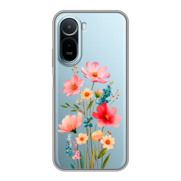 Силиконовый чехол на RedMi A7 Pro с принтом Цветы Силиконовый чехол на RedMi A7 Pro с принтом Цветы