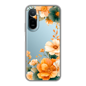 Силиконовый чехол на RedMi A7 Pro с принтом Цветы принт Силиконовый чехол на RedMi A7 Pro с принтом Цветы принт
