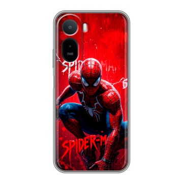 Силиконовый чехол на RedMi A7 Pro с принтом Spiderman Человек паук