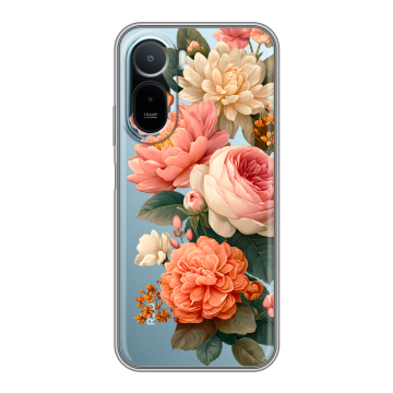 Силиконовый чехол на RedMi A7 Pro с принтом цветы Силиконовый чехол на RedMi A7 Pro с принтом цветы