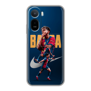 Силиконовый чехол на RedMi A7 Pro с принтом Барселона Barca Yamal 