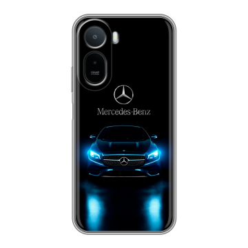 Силиконовый чехол на RedMi A7 Pro с принтом Mercedes Мерседес