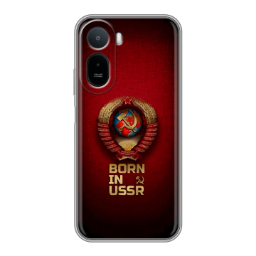 Силиконовый чехол на RedMi A7 Pro с принтом Флаг Герб СССР Силиконовый чехол на RedMi A7 Pro с принтом Флаг Герб СССР
