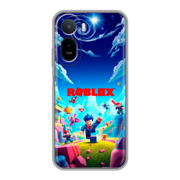 Силиконовый чехол на RedMi A7 Pro с принтом Roblox Роблокс