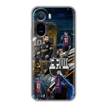 Силиконовый чехол на RedMi A7 Pro с принтом Messi Barcelona Силиконовый чехол на RedMi A7 Pro с принтом Messi Barcelona