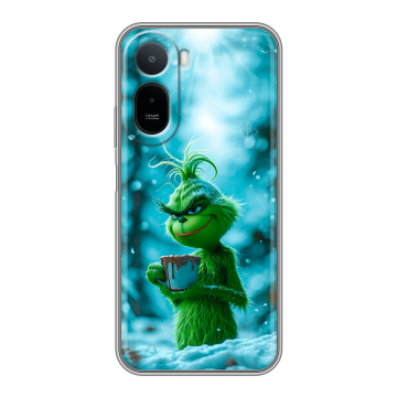 Силиконовый чехол на RedMi A7 Pro с принтом Новый год гринч Силиконовый чехол на RedMi A7 Pro с принтом Новый год гринч