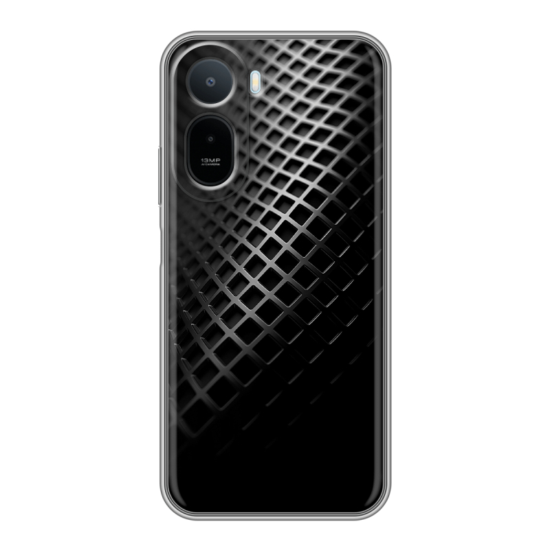 Силиконовый чехол на RedMi A7 Pro с принтом Текстура металла Силиконовый чехол на RedMi A7 Pro с принтом Текстура металла