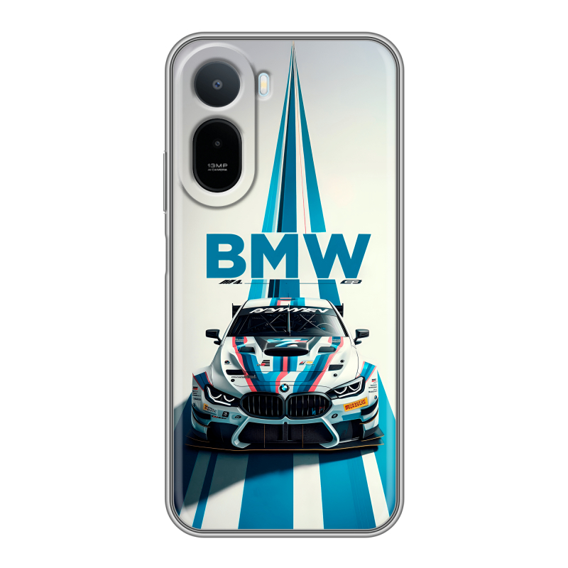 Силиконовый чехол на RedMi A7 Pro с принтом БМВ BMW Силиконовый чехол на RedMi A7 Pro с принтом БМВ BMW