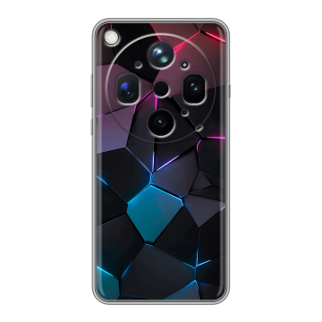 Силиконовый чехол на OPPO Find X9 Ultra с принтом Геометрия неона Силиконовый чехол на OPPO Find X9 Ultra с принтом Геометрия неона