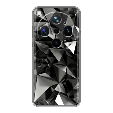 Силиконовый чехол на OPPO Find X9 Ultra с принтом Черные кристаллы Силиконовый чехол на OPPO Find X9 Ultra с принтом Черные кристаллы