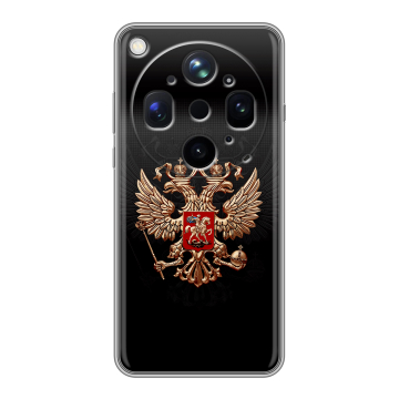 Силиконовый чехол на OPPO Find X9 Ultra с принтом Герб России Силиконовый чехол на OPPO Find X9 Ultra с принтом Герб России