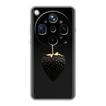 Силиконовый чехол на OPPO Find X9 Ultra с принтом Черная клубника Силиконовый чехол на OPPO Find X9 Ultra с принтом Черная клубника