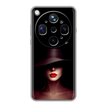 Силиконовый чехол на OPPO Find X9 Ultra с принтом Девушка в шляпе