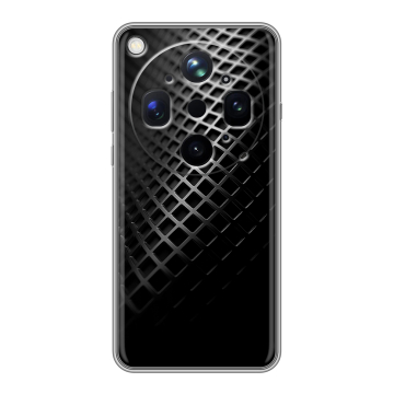 Силиконовый чехол на OPPO Find X9 Ultra с принтом Текстура металла