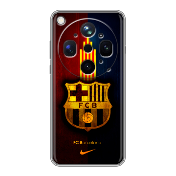 Силиконовый чехол на OPPO Find X9 Ultra с принтом Барселона Barcelona