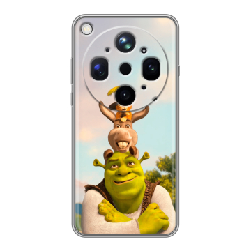 Силиконовый чехол на OPPO Find X9 Ultra с принтом Шрек Shrek