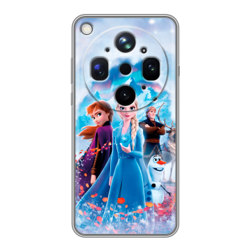 Силиконовый чехол на OPPO Find X9 Ultra с принтом Холодное сердце Frozen
