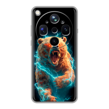 Силиконовый чехол на OPPO Find X9 Ultra с принтом Медведь