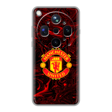 Силиконовый чехол на OPPO Find X9 Ultra с принтом Manchester United