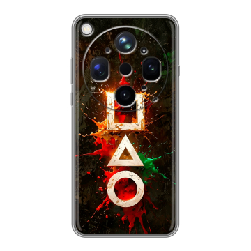 Силиконовый чехол на OPPO Find X9 Ultra с принтом Squid Game Игра кальмара