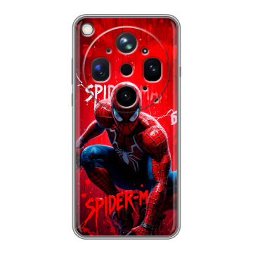 Силиконовый чехол на OPPO Find X9 Ultra с принтом Spiderman Человек паук