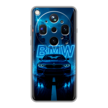 Силиконовый чехол на OPPO Find X9 Ultra с принтом BMW БМВ