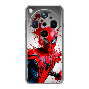 Силиконовый чехол на OPPO Find X9 Ultra с принтом Spiderman Человек паук