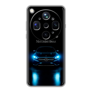 Силиконовый чехол на OPPO Find X9 Ultra с принтом Mercedes Мерседес