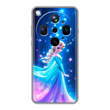 Силиконовый чехол на OPPO Find X9 Ultra с принтом Холодное сердце Frozen