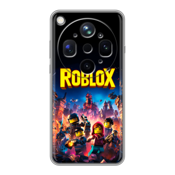 Силиконовый чехол на OPPO Find X9 Ultra с принтом Roblox Роблокс