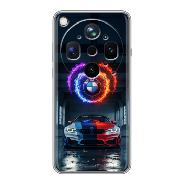 Силиконовый чехол на OPPO Find X9 Ultra с принтом BMW БМВ