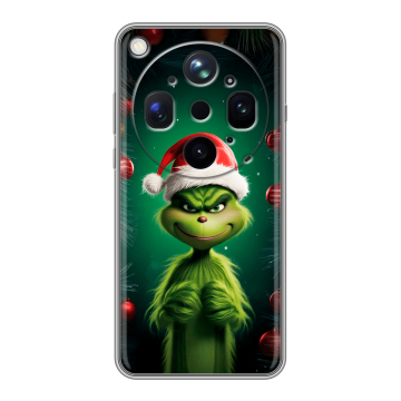 Силиконовый чехол на OPPO Find X9 Ultra с принтом Гринч Новый год Рождество