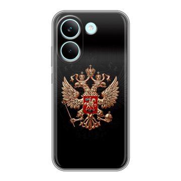 Силиконовый чехол на Poco X8 Pro с принтом Герб России