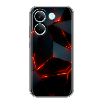Силиконовый чехол на Poco X8 Pro с принтом Яркие абстракции